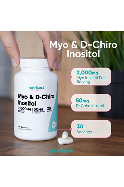 Women Myo inositol & D-Chiro Inositol hormone balance 120 Caps