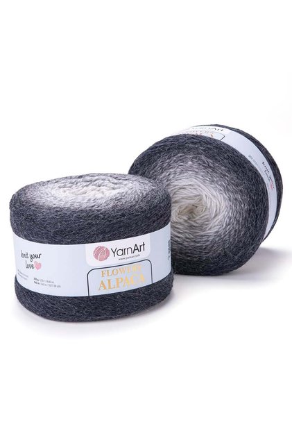 Alpaca Flowers Hand Knitting Yarn 250Gr 410 Multi-Colored - 1 Piece