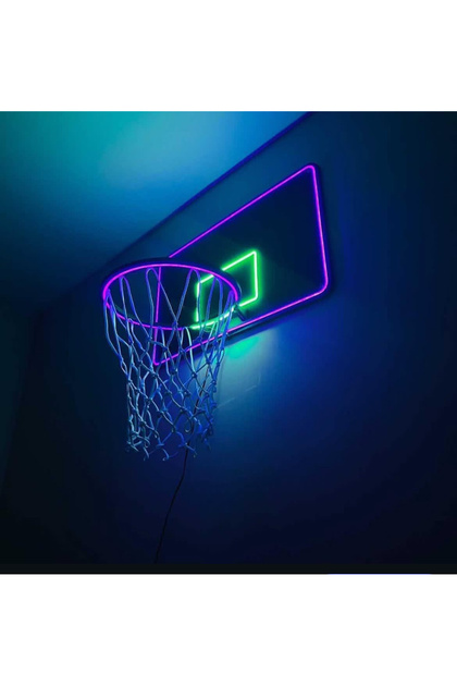 Büyük Boy LED Neon Basketbol Potası