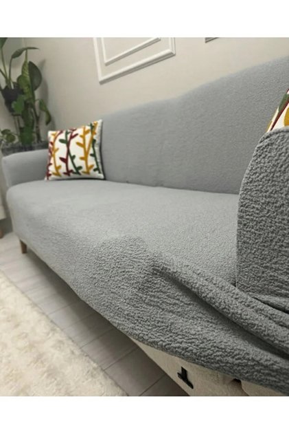 Bohemian Sofa Cover Stretchable Elastic Modern Design for 3 Seater Sofa One Piece