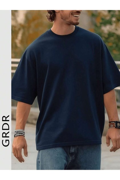 Men's Flat Oversized T-Shirt / T-Shirt