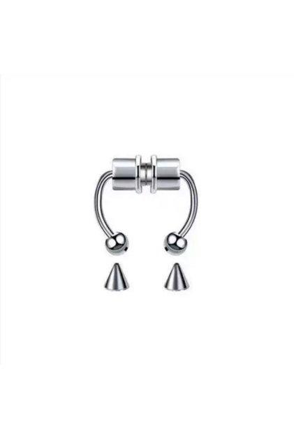 Mıknatıslı Fake Septum Piercing, Septum Halka, Hızma, piercing ,kız arkadaşa hediye.