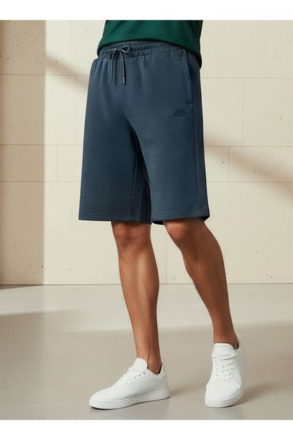 Men Drawstring Waist Shorts