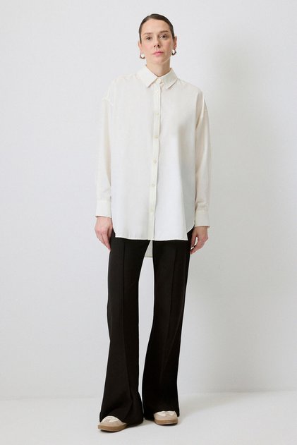 Oversize Fit Poplin Shirt