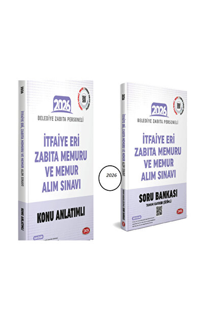 Data Yayınları İtfaiye Eri, Zabıta Memuru ve Memur Alım Sınavı