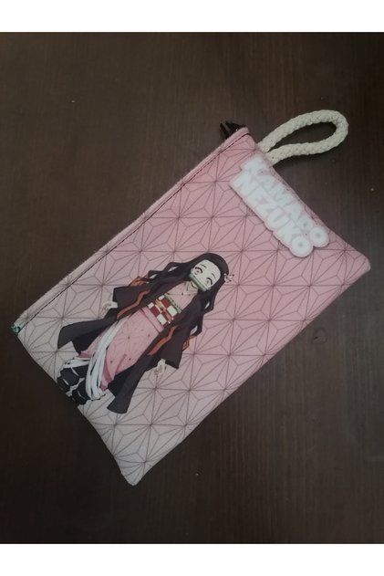 Owl Bag Nezuko Fund Patterned Pen Holder Wallet