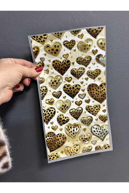 Iron-On Leopard Transfer Print Arma 29X16 cm