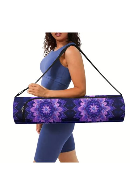 Mandala Desenli Yoga Mat Çantası