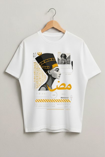 Egypt Regional Printed Oversized Cotton Unisex Tshirt - T-Shirt