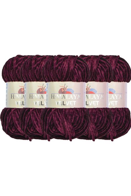 Velvet Velvet Knitting Yarn, 90039, 5X100 Grams, 5 Skeins