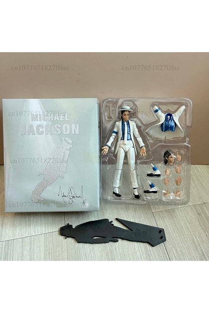 Bandai C with box Michael Jackson Smooth Criminal Moonwalk Action Figure Model Toys Michael Jackson