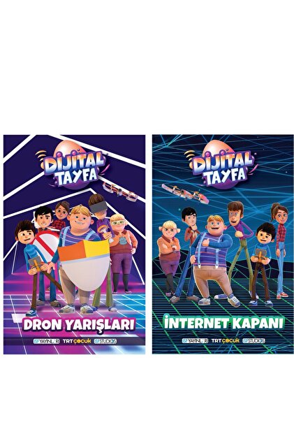 RAFADAN TAYFA İKİ YENİ KİTAP SET Dijital Tayfa – İnternet Kapanı VE Dijital Tayfa - Dron Yarışları