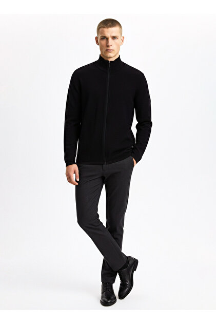 Jack & Jones JCOFRIDAY HIGH NECK - Felpa in pile - desert palm/marrone