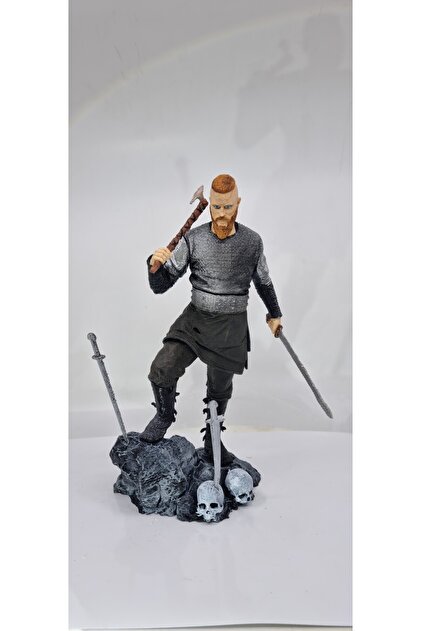 PWUL WORKS Ragnar Lothbrok Lodbrok Vikings Büst Figür 17 cm