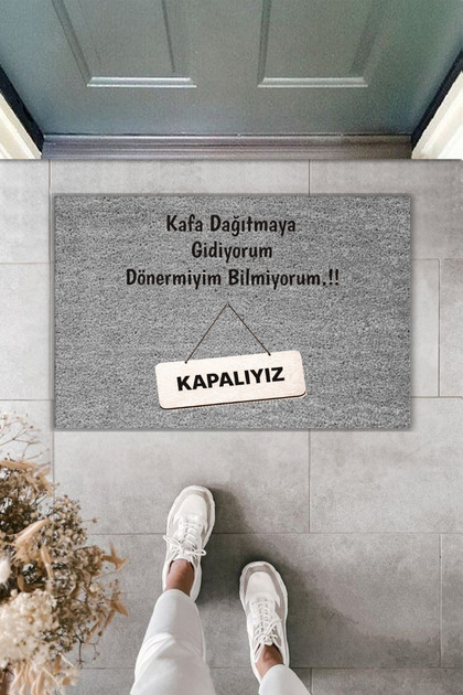 Modern Digital Printing Doormat - We Are Closed Doormat - Front Door Mat