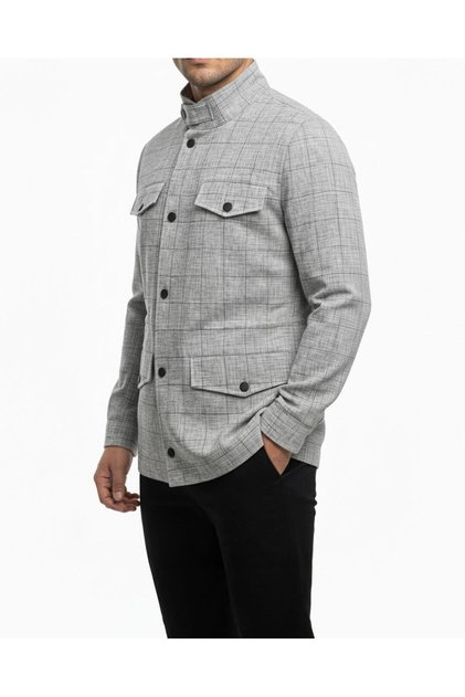 Italian Style S Slim Fit Linen Blended Men's Sports Jacket Black T13712