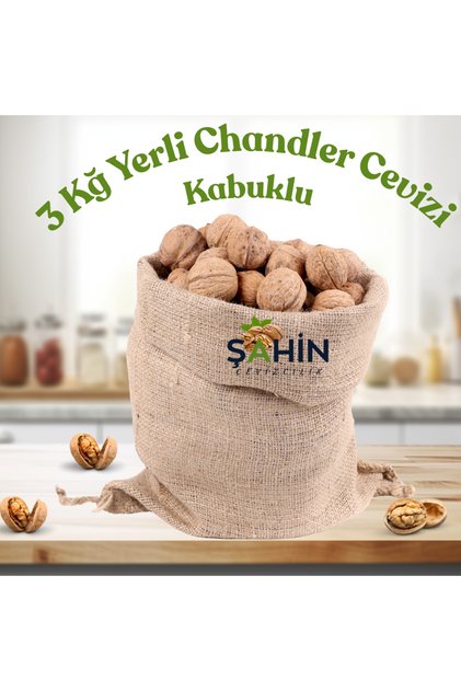Yerli Chandler Cevizi Kabuklu 3 Kğ