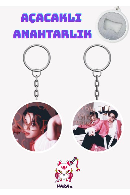 Stray Kids Bang Chan Do It Album Do Version Keychain Opener Set (2-Piece)