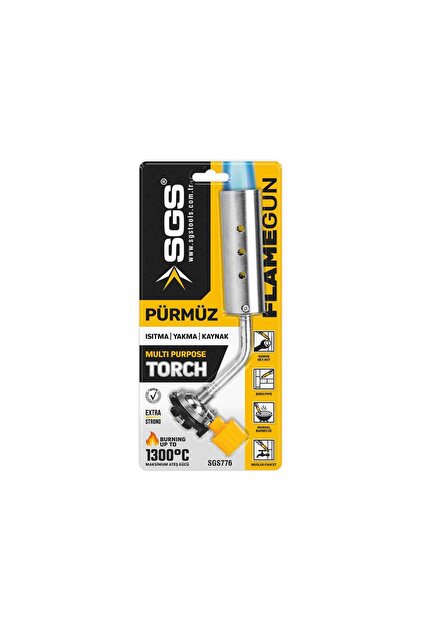 Sgs SGS776 TORCH ŞALÜMO GAZ PÜRMÜZ BAŞLIĞI ISITMA YAKMA KAYNAK