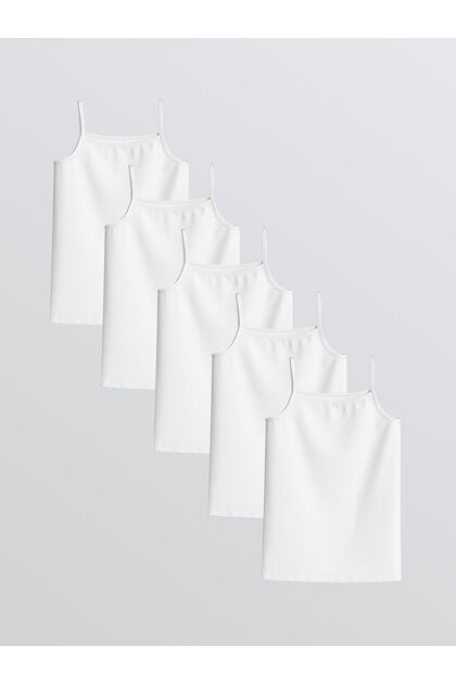 Peak New Season String Strap Girls' Underwear Undershirt 5-Pack