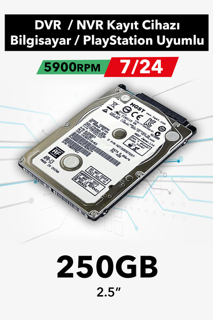 Toshiba Hard Disk Hdd %100 250 Gb 2.5