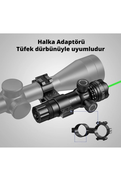 Wıson WS-603 Profesyonel Tüfek Bağlantılı Yeşil Lazer 532nm