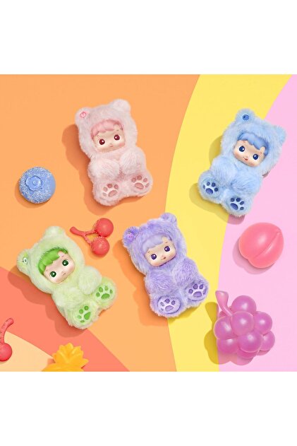 Pop Mart Labubu HACIPUPU Gummy Bear Serisi-Vinyl Peluş Pendant