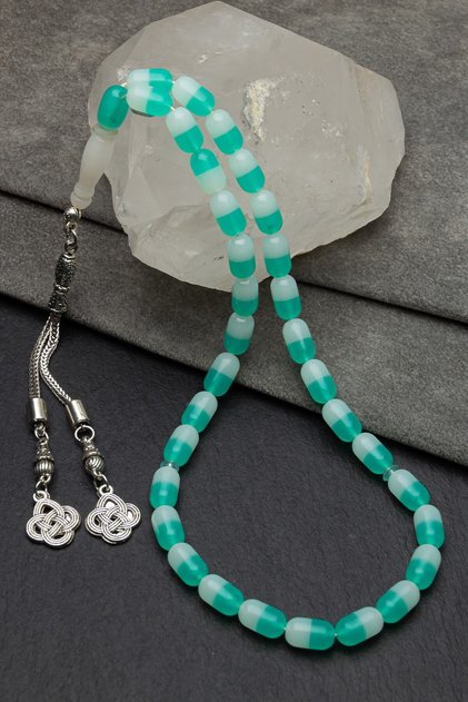 Men's Vernier Powder Amber Prayer Beads