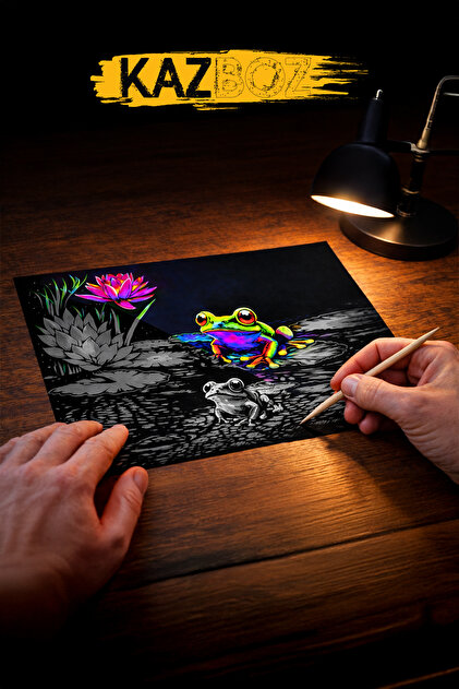 Zigzag Kazboz Scratch Art - Kazıma Sanatı Hobi Seti 1 - Fiyatı