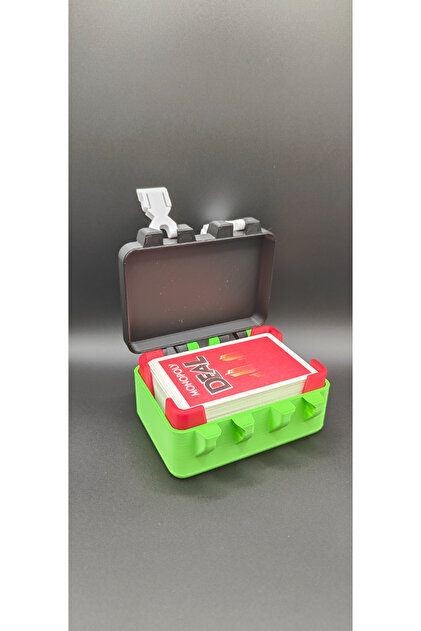 Monopoly Deal Card Box – Storage Accessory with Snaplock Lid
