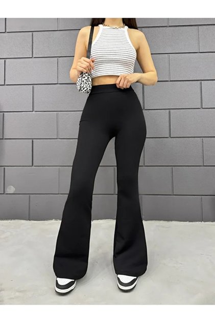 Spanish Leg Black Trousers