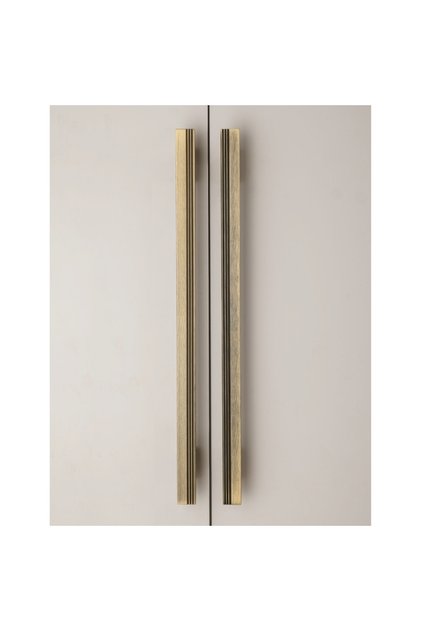 9783 Düz/Çizgili Çekme/Sürgü Kapı Kolu Antik Rengi 89 cm (iki delik arası mesafe)