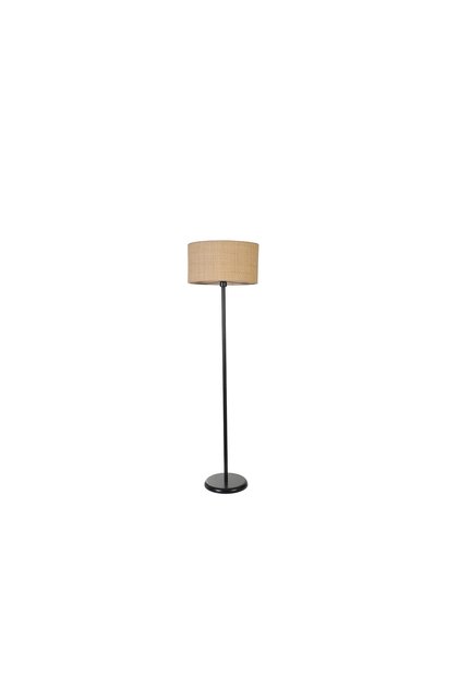 HASIR RATTAN ABAJURLU LAMBADER SİYAH