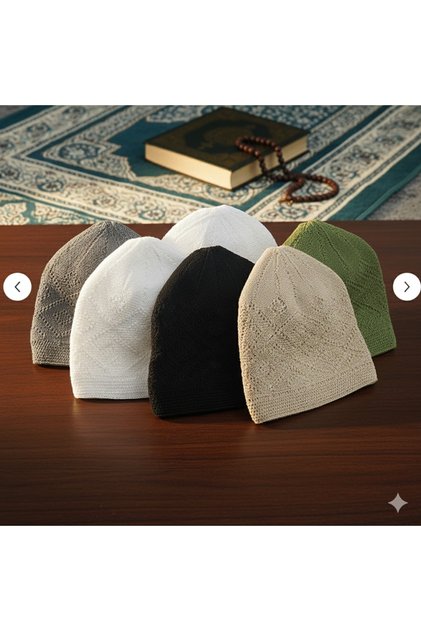 Renkli Namaz Takkesi 12'lu Set | Hac, Umre, Mevlüt Ve Hediyelik Için Ideal