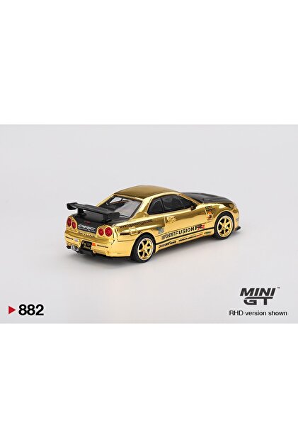 mini gt 881-882-883 1/64 Top Secret TAS 2025 Gold Chrome Set