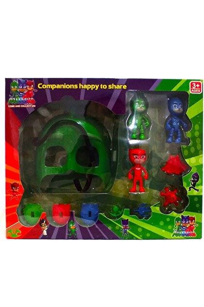 Pufline Pijamaskeliler Ve Pj Mask Oyuncak Set Figür Compannios
