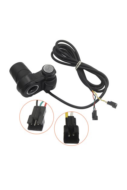 20X key throttle 5V E-Bike Throttle Accelerator Hall Half Turn Handle with Electric Door Lock Key Sc