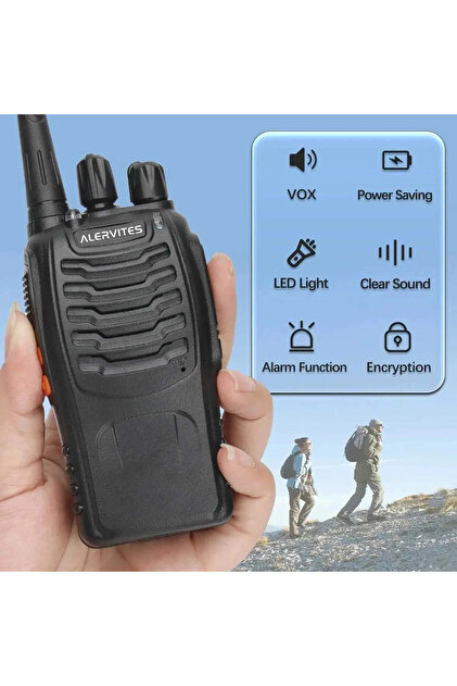 ZASTONE ALERVİTES AT-888S 4 ADET EL TELSİZİ 2026 MODEL TYPE-C