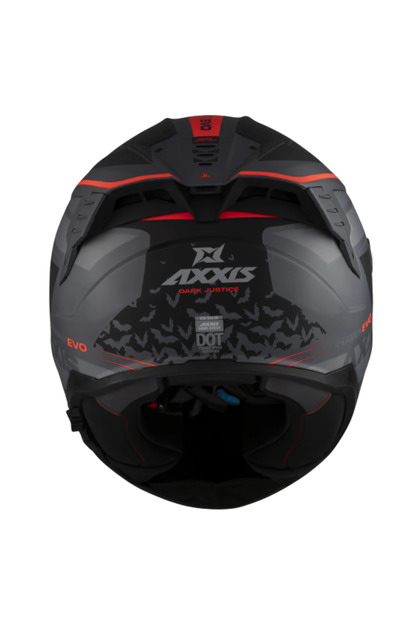 Axxis Motosiklet Kaskı Hawk Evo SV Dark Justice C1 Motorcu Kaskı