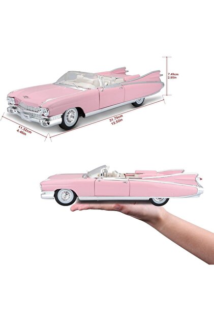 Cici Oyuncak Cadillac Eldorado Biarritz Cabrio Year 1959 Pink