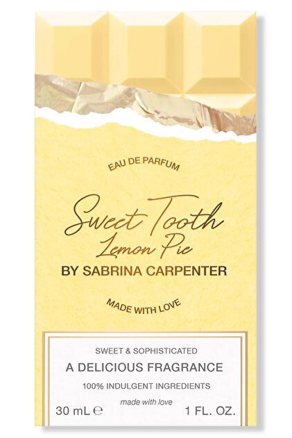 サブリナカーペンター Sweet Tooth 香水 LEMON PIE Sabrina Carpenter Sweet Tooth Lemon Pie EDP Kadın Parfümü 30ML