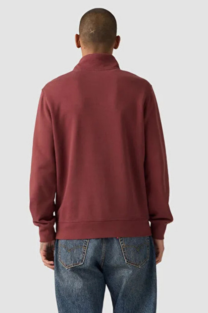 Levi's Original Hm Zip Oxblood Kırmızı Erkek Fermuarlı Normal Fit