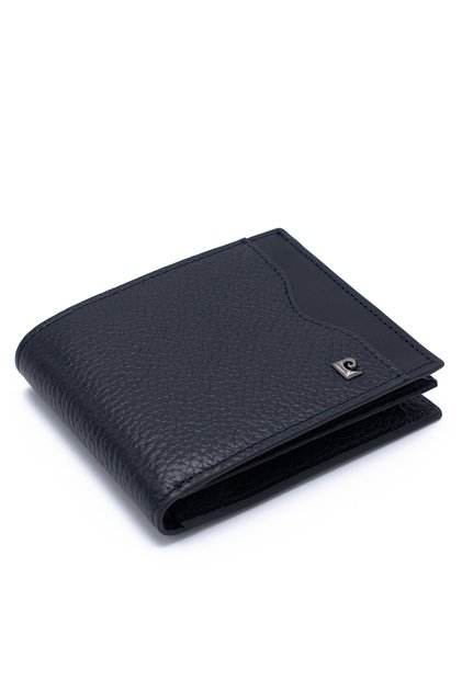 Navy Blue Leather Men's Wallet 12662L3X