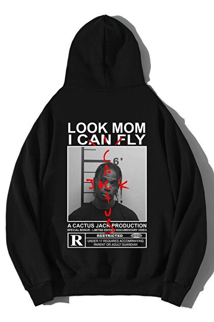 BRZ COLLECTION Unisex Oversize Travis Scott Cactus Jack Hoodie