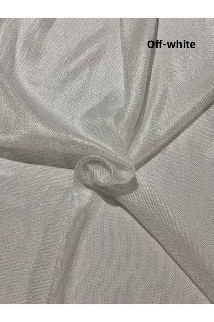 Glitter Armor Patterned Tulle 1/3 Close Pipe Pleated