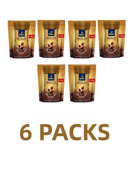 Gold Selection Soluble Coffee Economic Package 150 Gr Set of 6-(900 Gr)