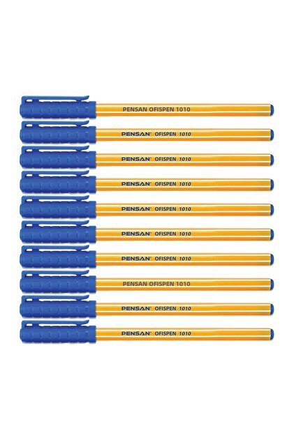 1010 Blue Ballpoint Pen 10pcs
