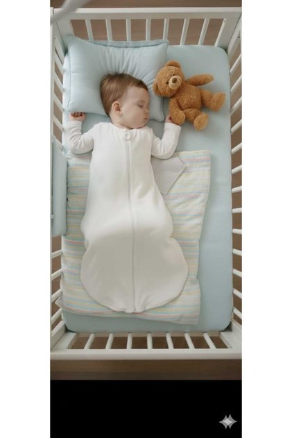Winter Sleeveless 21-24 degree room warmth 100% organic cotton footless flannel sleeping bag