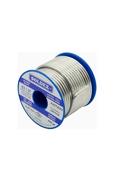 Soldex Sn63 Pb37 Vitray Lehim Teli (Pastasız) - 3mm 500gr - Fiyatı
