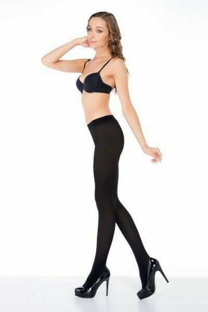 جوارب طويلة ماكسي مايكرو 40 سوداء كبيرة الحجم، زوجان